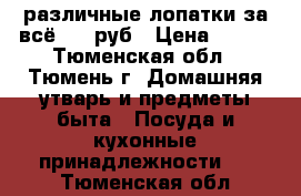 различные лопатки за всё 200 руб › Цена ­ 200 - Тюменская обл., Тюмень г. Домашняя утварь и предметы быта » Посуда и кухонные принадлежности   . Тюменская обл.